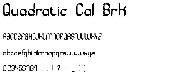 Quadratic Cal BRK police